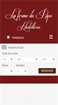 Mobile Screenshot of hostellerie-pape.com
